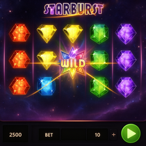 BetiBet - Starburst Slot von NetEnt - Top Casino Spiel